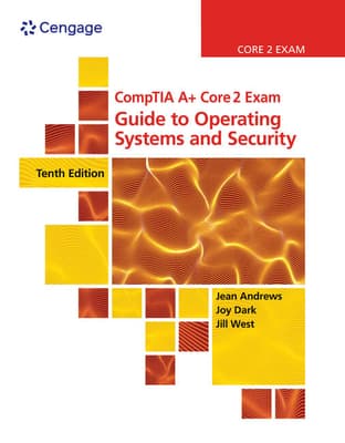 Bundle: Comptia A+ Core 2 Exam: Guide to Operating Systems and Security, Loose-Leaf Version, 10th + Mindtap, 1 Term Printed Access Card