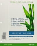 Introductory and Intermediate Algebra Through Applications