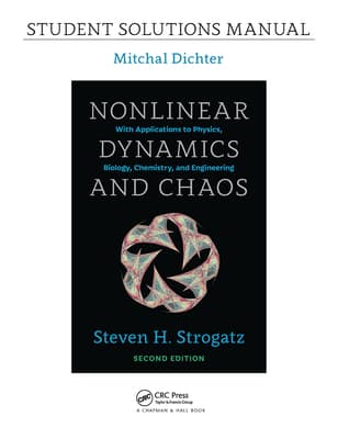 Student Solutions Manual for Nonlinear Dynamics and Chaos, 2nd Edition