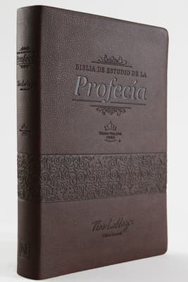 Rvr 1960 Biblia de Estudio de la Profec�a (Imitaci�n Piel, Caf�)