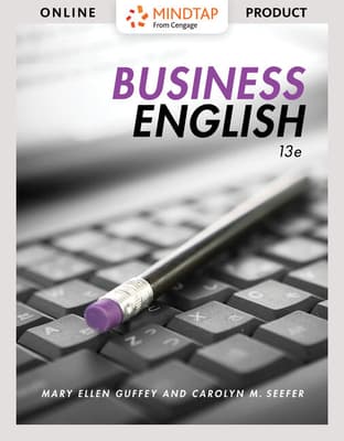 Bundle: Business English, Loose-Leaf Version, 13th + Mindtap 1 Term Printed Access Card