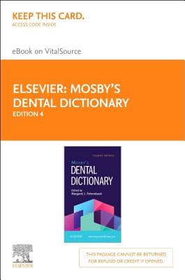 Mosby's Dental Dictionary Elsevier eBook on Vitalsource (Retail Access Card)