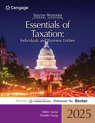South-Western Federal Taxation 2025: Essentials of Taxation: Individuals and Business Entities