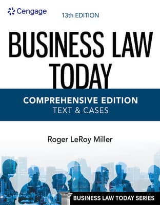 Business Law Today - Comprehensive Edition: Text & Cases