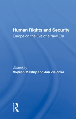 Human Rights and Security: Europe on the Eve of a New Era