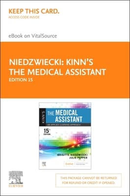 Kinn's the Medical Assistant - Elsevier eBook on Vitalsource (Retail Access Card): Kinn's the Medical Assistant - Elsevier eBook on Vitalsource (Reta