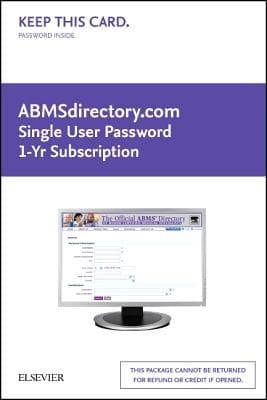 Abmsdirectory.com Single User - Password 1-Yr Sub