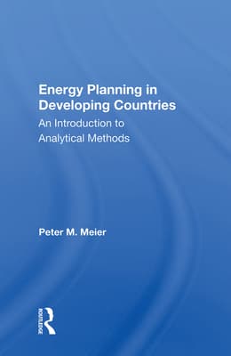 Energy Planning in Developing Countries: An Introduction to Analytical Methods