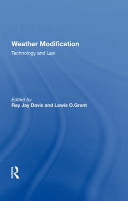 Weather Modification: Technology And Law