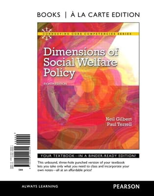 Dimensions of Social Welfare Policy