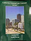 California Criminal Law Concepts; 2020 Edition