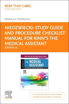 Study Guide and Procedure Checklist Manual for Kinn's the Medical Assistant - Elsevier E-Book on Vitalsource (Retail Access Card): Study Guide and Pr