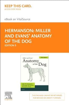 Miller and Evans' Anatomy of the Dog - Elsevier eBook on Vitalsource (Retail Access Card)
