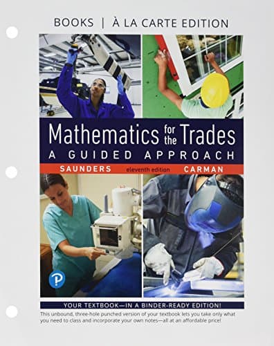 Mathematics for the Trades: A Guided Approach