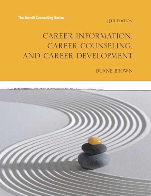 Career Information, Career Counseling and Career Development (Revised)