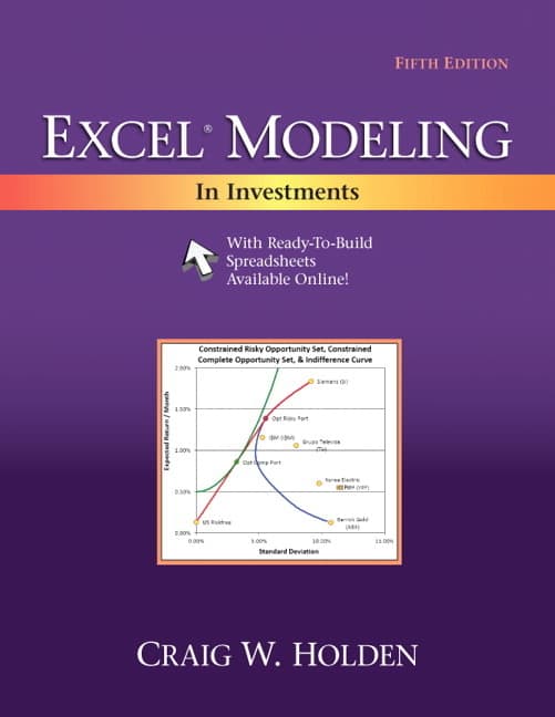 Excel Modeling in Investments (Revised)