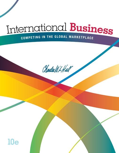 International Business: Competing in the Global Marketplace (Revised)