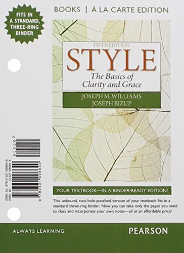 Style: The Basics of Clarity and Grace