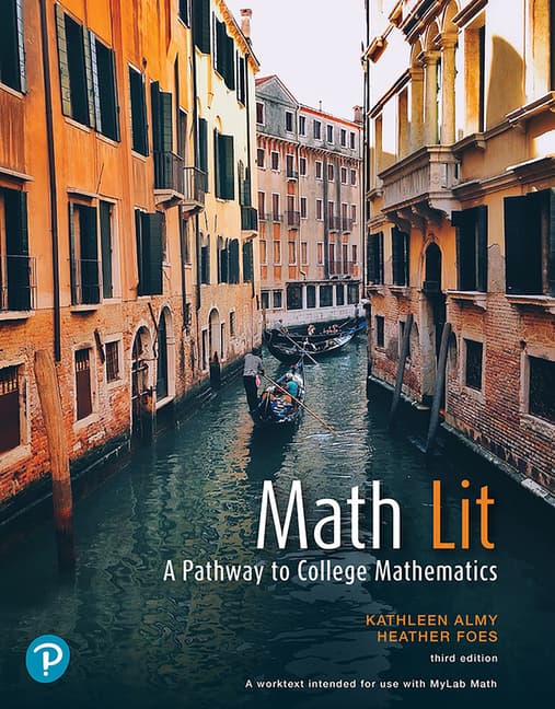 Math Lit: A Pathway to College Mathematics, (C)2022