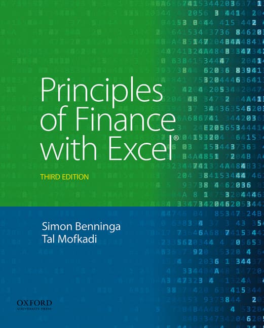 Principles of Finance with Excel