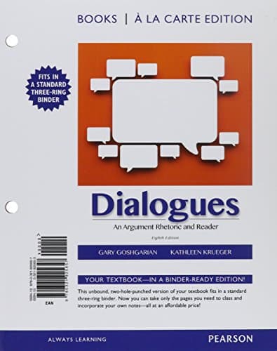 Dialogues: An Arugment Rhetoric and Reader