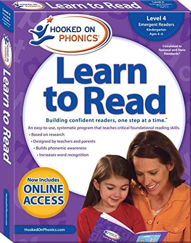 Hooked on Phonics Learn to Read - Level 4: Emergent Readers (Kindergarten | Ages 4-6)