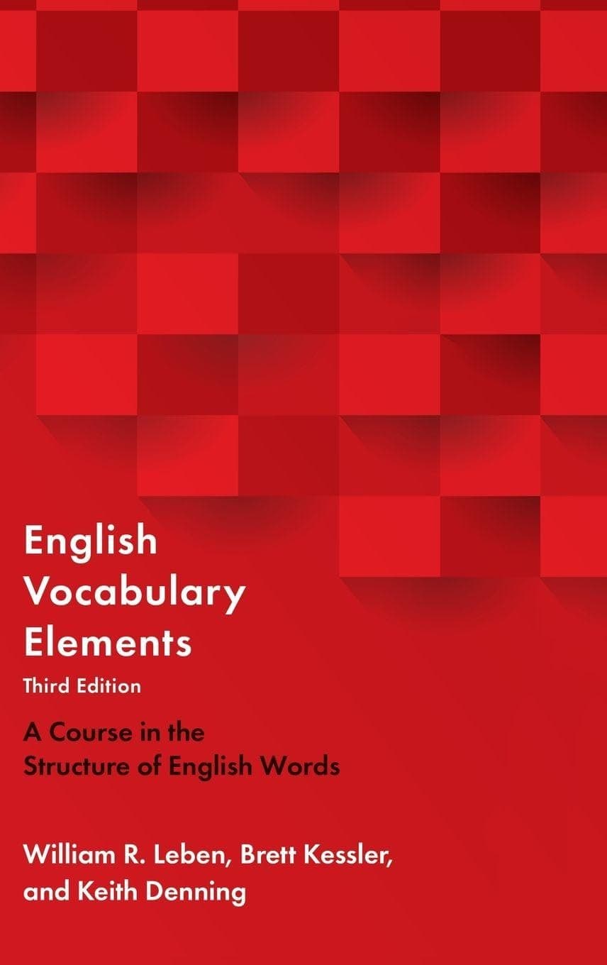 ENGLISH VOCABULARY ELEMENTS 3RD EDITION