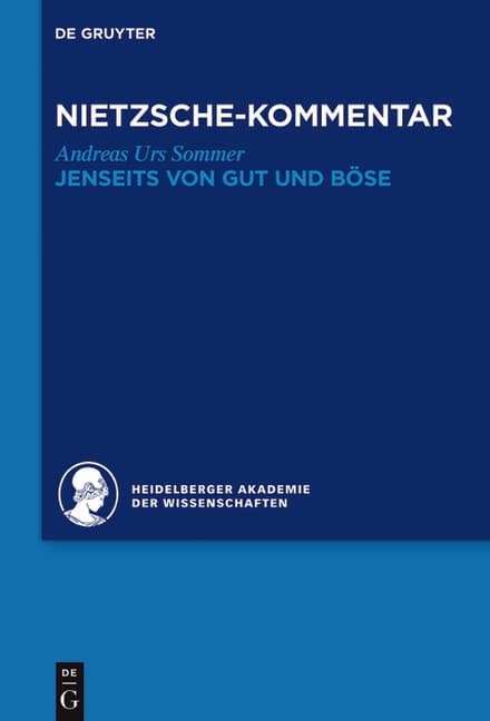 Kommentar Zu Nietzsches Jenseits Von Gut Und Böse