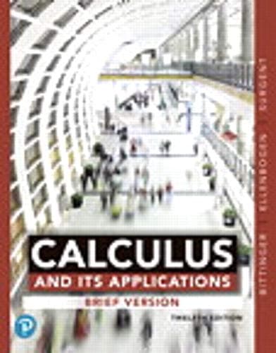 Calculus and Its Applications, Brief Version, Loose-Leaf Version, Plus Mylab Math with Pearson E-Text -- 24-Month Access Card Package [With Access Cod