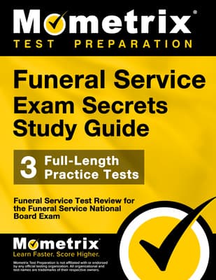 Funeral Service Exam Secrets Study Guide: Funeral Service Test Review for the Funeral Service National Board Exam