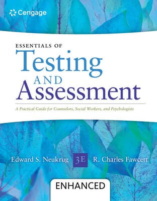 Mindtap for Neukrug/Fawcet's Essentials of Testing and Assessment: A Practical Guide for Counselors, Social Workers and Psychologists, Enhanced, 1 Te