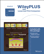 Fundamentals of Heat and Mass Transfer, 8e Wileyplus Registration Card + Loose-Leaf Print Companion