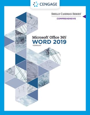 Bundle: Shelly Cashman Series Microsoft Office 365 & Word 2019 Comprehensive + Mindtap, 1 Term Printed Access Card