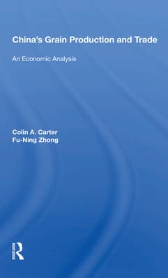 China's Grain Production and Trade: An Economic Analysis